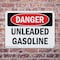 Signmission Unleaded Gasoline, 14 in W x Rectangle, Plastic OS-2PACK-DS-P-1014-L-1281 - alternate 4